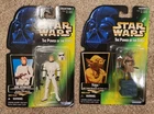 Star Wars PoTG Green Luke Skywalker Stormtrooper and Yoda Figures
