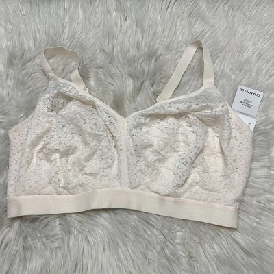 Chantelle 38H Bra Off White Norah Comfort Supportive Wire Free 13F8 NEW $72