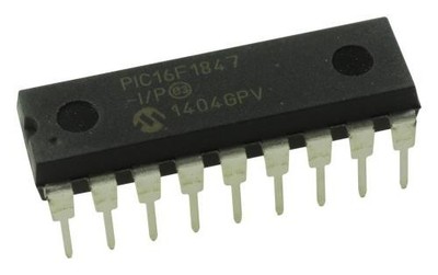 3pc MICROCHIP - PIC16F1847-I/P - 8 Bit MCU, Flash, PIC16 Family PIC16F18XX Ser