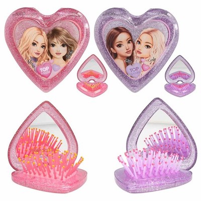 Topmodel - Topmodel Folding Hairbrush With Mirror - Heart Sh (UK IMPORT) Toy NEW