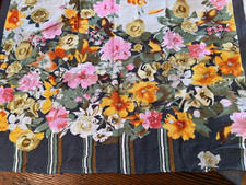 Silky Floral Scarf for Women. New