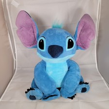 Disney STITCH Sitting 16" Plush Lilo  Stitch Blue Stuffed Toy Animal