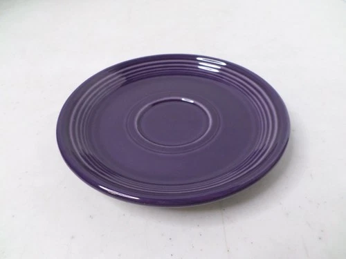 Homer Laughlin Fiesta Ware Plum 6" Ceramic Stoneware Coffee Saucer Plate USA