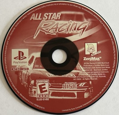 All Star Racing (Sony PlayStation 1, PS1) DISC ONLY | NO TRACKING | M2134