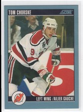 -1992-93 Score Tom Chorske New Jersey Devils #184