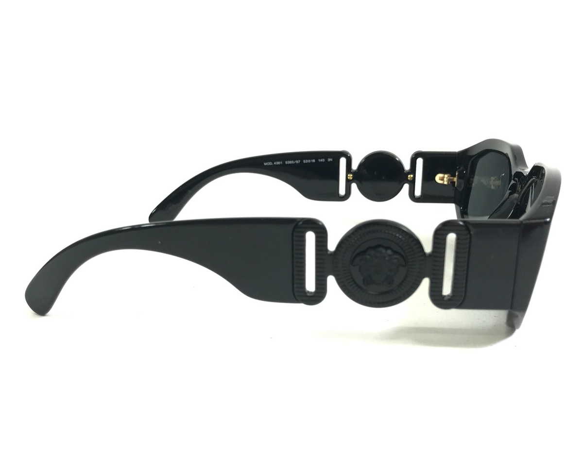 Versace Sunglasses MOD.4361 5360/87 Black Geometric Frames  display picture 1