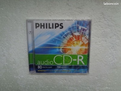 Blank CD-R PHILIPS 80 - CD R 80min For Audio CD Recorder - New & Sealed