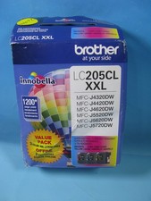 Genuine Brother LC205CL XXL Cyan Magenta Yellow Ink Cartridge for J4320DW J4620D