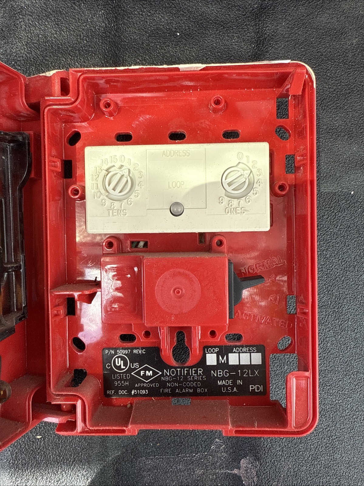 Notifier NOT-BG12LX Manual Pull Station (Dual Action) Without Key