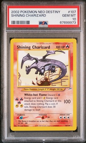 Shining Charizard (Unlimited) graded PSA 10 for sale on eBay