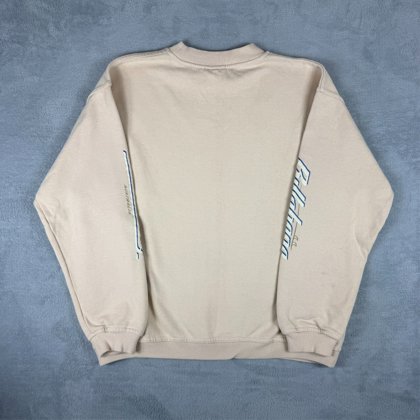 Vintage Billabong 1990's Surf Beige Oversized Size Medium Pullover Sweatshirt image 8
