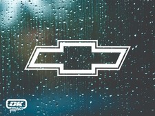 Chevy Bowtie Vinyl Decal. Car Window Sticker