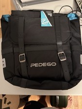 Pedego Premium Pannier Bag. Black. 15x14 2 Sided Bag