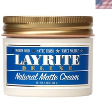 Men's Natural Matte Cream, 4.25 Ounces - Flexible Hold with Vanilla Scent