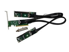 PCIe 5.0 x16 to MCIO 8i SFF-TA-1016 to X8 X8 Bifurcation Adapter Riser Card US