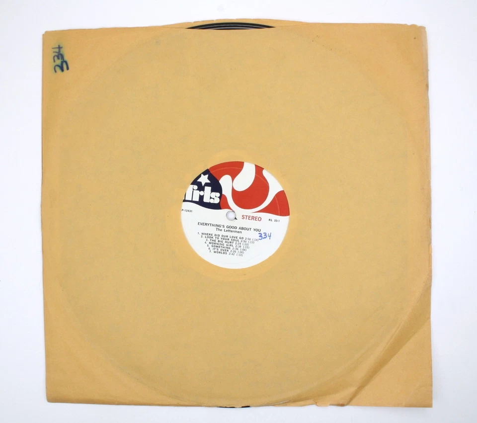 C1970 AFRTS The Lettermen Ed Ames Bacharach David Pop Standards Armed Forces LP - Image 2 of 4