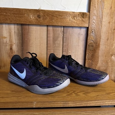 Nike Kobe Bryant Mentality Purple Black Basketball Shoes 704942-502 Mens Sz 10