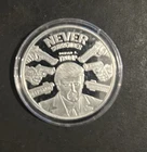 Trump 1 OZ .999 Fine Silver Round Coin NEVER SURRENDER  IN STOCK
