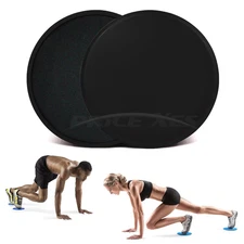 2 X Dual Sliding Discs Exercise Sliders Core Sliders Fitness Ultimate Trainer Gy