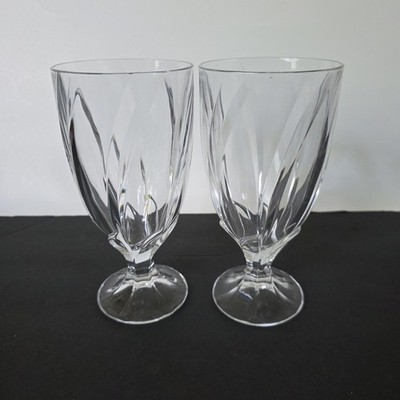Noritake Breeze Clear Ice Tea  Glass 3 5/8'' Wide 7.5'' Tall set of 2