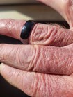 Shiny Black Tungsten Ring — photo 1