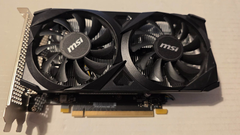 MSI VENTUS 2X 6G OC NVIDIA GEFORCE RTX 3050 GAMING GRAPHICS CARD GPU