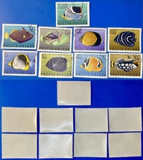 Poland 1967 Tropical Fish SET Sc-1492-1500 CTO MNH OG #BL40 - US Seller