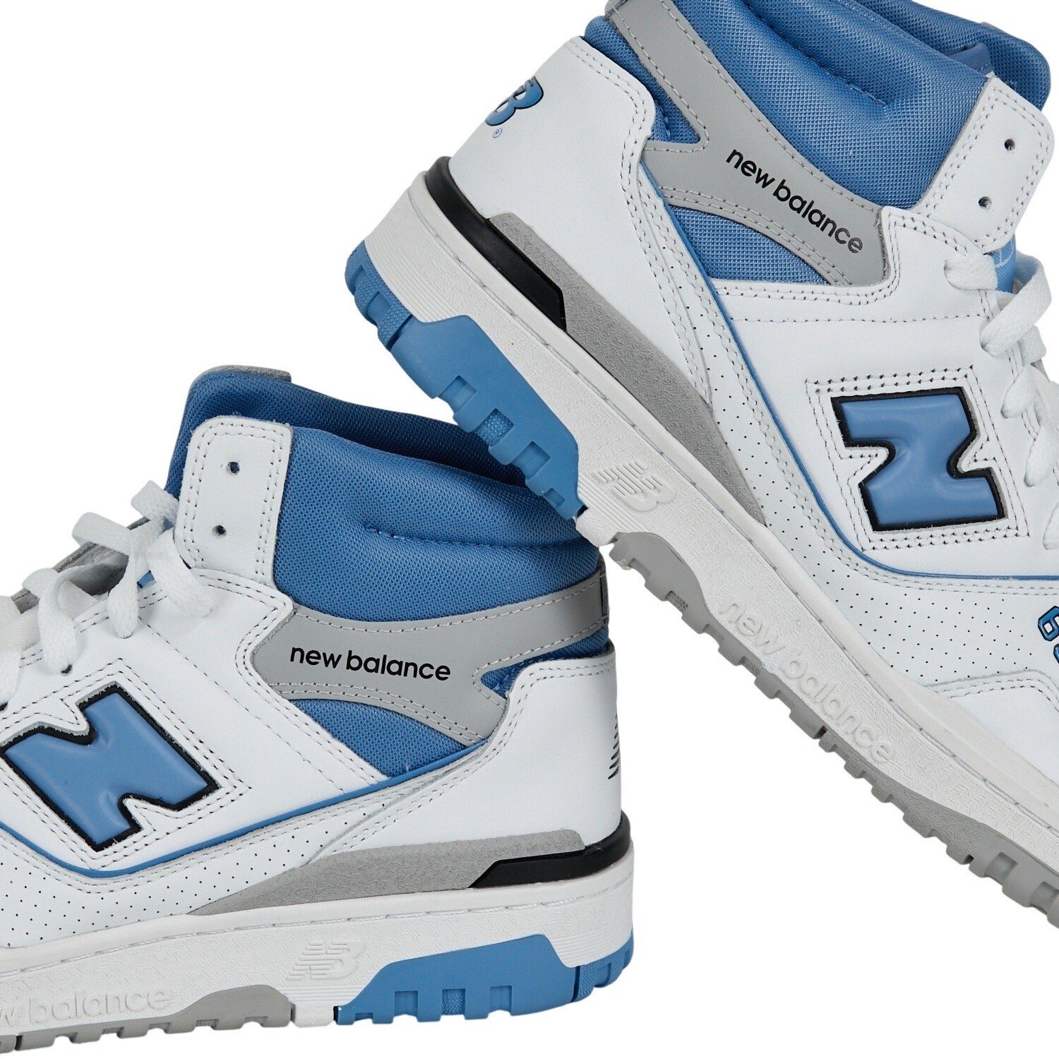New Balance 650 High Top Sneakers White Light Blue Mens Size 10 D