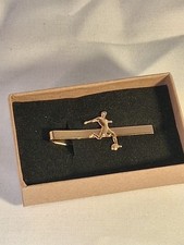 Vintage GP Footballer Tieclip 1980s GC No Rubbing