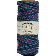 Hemptique Hemp Variegated Cord Spool 20lb 205'-Party