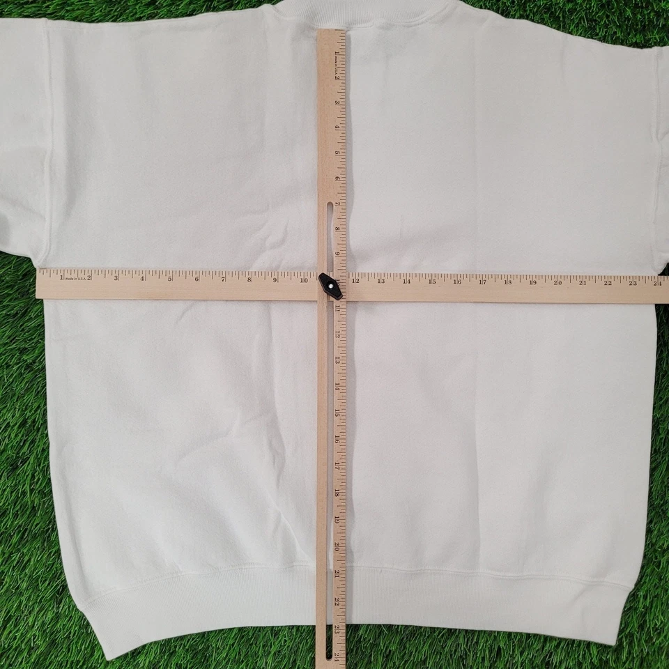 Винтажная женская толстовка 90-х смешной сарказм отношение XL 24x23 белая - Изображение 4 из 4