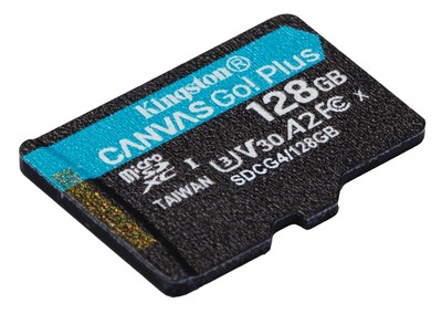 Kingston Canvas Go! Plus Gen4 128GB microSDXC Speicherkarte (200 MB/s, A2 U3)...