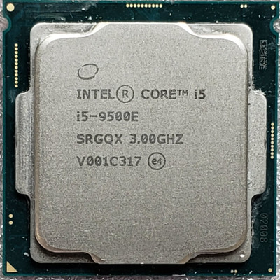 Intel Core i5-9500E SRGQX 3.00GHz 6 Core 9MB LGA-1151 CPU Processor