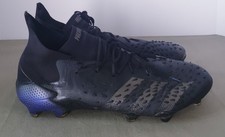 Adidas Predator Freak.1 FG Soccer Cleats black/iron metallic, size 13 FY6257