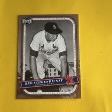 Upper Deck 2005 Classics Red Schoendienst #80 St. Louis Cardinals Baseball