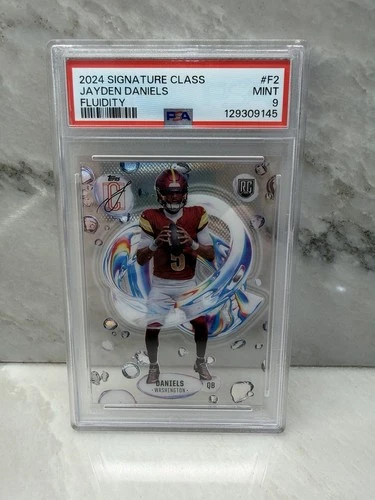 2024 Topps Signature Class - Fluidity Jayden Daniels (RC) #F2 PSA 9