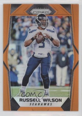 2017 Panini Prizm Orange Prizm 217/275 Russell Wilson #127 4hj