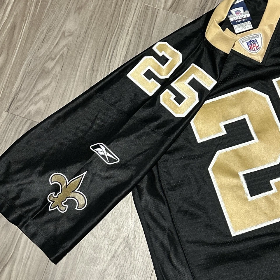 Футболка мужская Reggie Bush Saints черная No25 винтажная Y2K Reebok NFL L футбол - Изображение 2 из 4