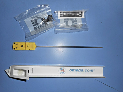 Omega KMQSS-125G-6 High Temp Low Drift Thermocouple Probe w/ Mini Connector