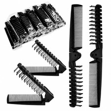 10 Pcs Portable Travel Folding Comb Brush Combo Compact Foldable Hair Brush Pock