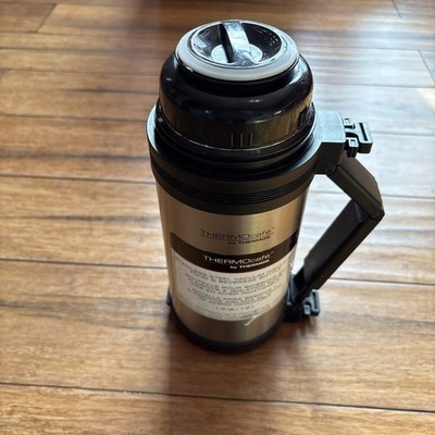THERMOCAFE BY THERMOS TRAVEL THERMOS WITH HANDLE STAINLESS 1.2 LITER WITH HANDLE