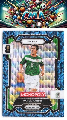 2026 Panini Prizm Monopoly FIFA World Cup #54 Pavel Pardo Blue
