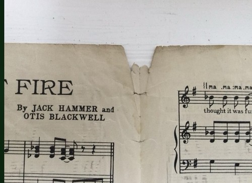 Jerry Lee Lewis Great Balls of Fire Original Sheet Music 1957. - Picture 6 of 12
