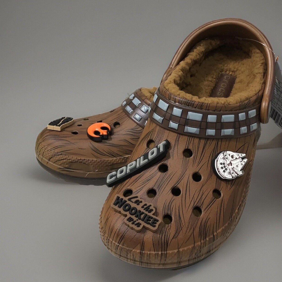 チワックス Crocs NEW Star Wars Chewbacca × Crocs Classic Lined Clog Men's 4
