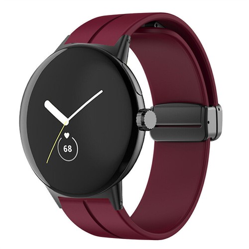 Correa magnética deportiva de silicona para reloj Google Pixel 1 2 3 41 mm pulsera - Imagen 22 de 58