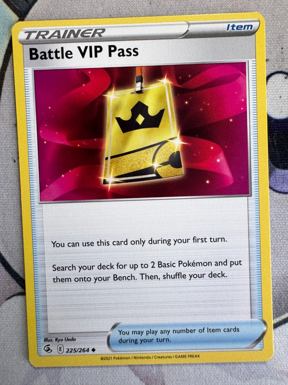 Battle VIP Pass Non Holo English Pokemon TCG BKY794