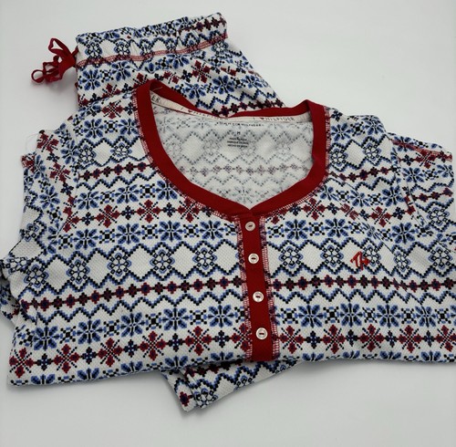 Tommy Hilfiger Womens 2-pc pajama set Size Medium Soft Cozy Comfy Long sleeve - Picture 16 of 19