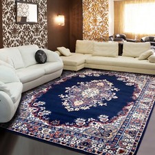 PERSIAN X - TAPPETO CLASSICO ORIENTALE STILE PERSIANO ROSONE FIORI - 6210 BLU