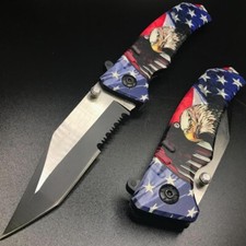 EAGLE Spring Assisted Open Blade Folding EDC Pocket Knife Hunting Survival 9  