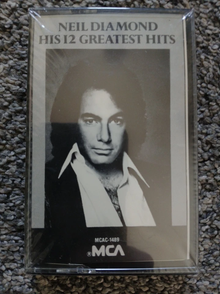Neil Diamond, His 12 Greatest Hits Cassette 1974 MCA BRAND NEW SEALED - Image 4 of 4